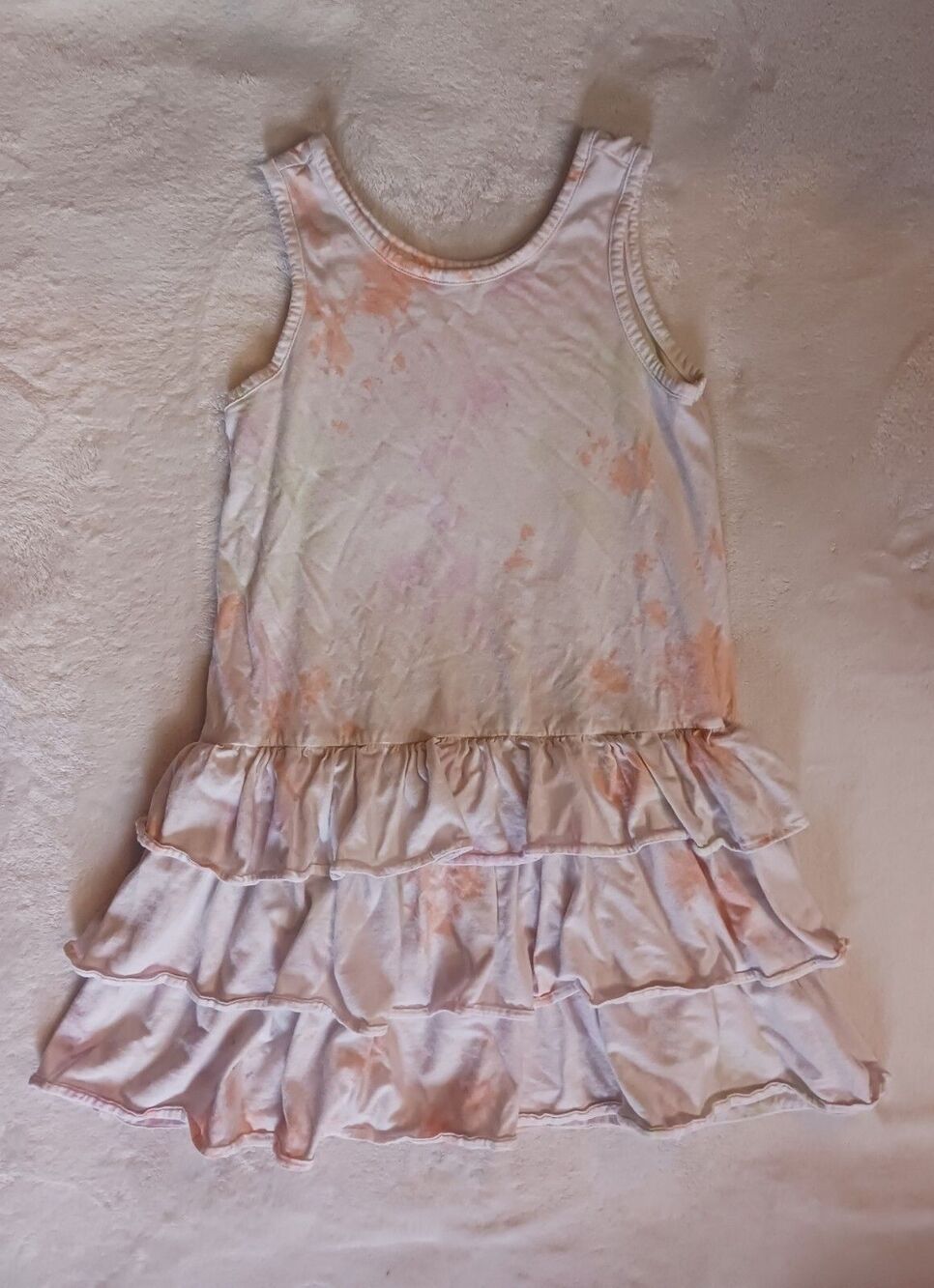 Rockets Of Awesome Tye Dye Pastel Ruffle Dress Size 7